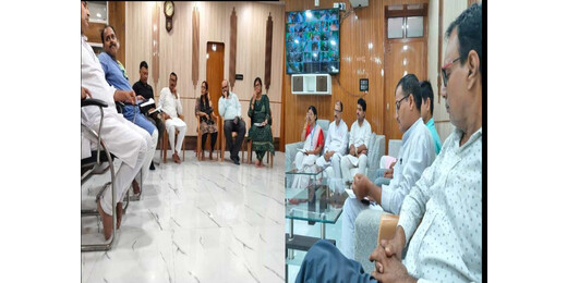 सप्त शक्ति संगम कार्यक्रम को लेकर भारती शिक्षक प्रशिक्षण महाविद्यालय में हुई तैयारी बैठक